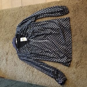 Michael Kors Womens black and silver Top.  Size M